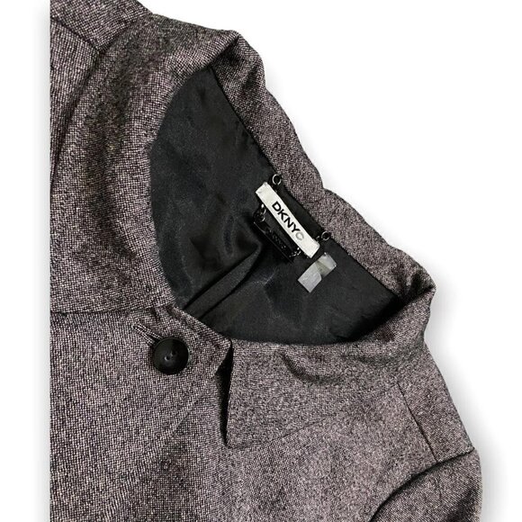 DKNY Collection Wool Designer Glitter Blazer Jacket - Womens 16 - Picture 2 of 3